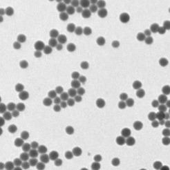 TEM Nano Particles Well-Dispesed